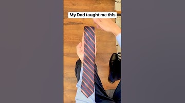 Easiest way to tie a tie #tie #fashiontips #weartowork #suits