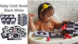 TEYTOY Mainan Edukasi Buku Kain Bayi Hitam Putih Black White Soft Cloth Book Baby bukan Buku Bantal screenshot 2