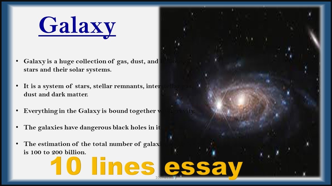 conclusion on galaxy essay