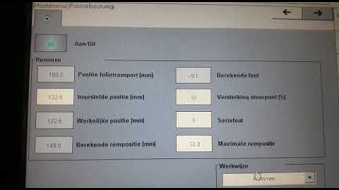 Spotherkening op een Multivac machine met IPC17 controller