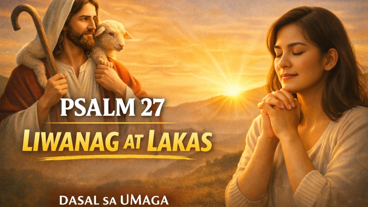 PSALM 27: PANGINOON, Ikaw ang Aking Liwanag at Lakas | Dasal sa Umaga