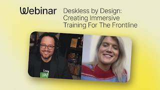 Deskless by design: Creating immersive training for the frontline (with JD Dillon)