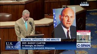 Rep. Carter Honors the Legacy of Charles Rinkevich
