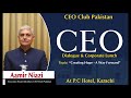 Aamir niazi  ceo club pakistan  creating hope  a way forward