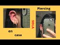 ME HAGO UN PIERCING SOLA EN CASA! // Martu Delgado