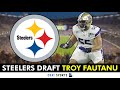 Troy fautanu selected by pittsburgh steelers with pick 20 in 1st round of 2024 nfl draft