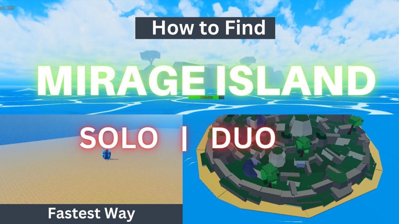 HOW TO FIND MIRAGE ISLAND FAST! Blox Fruits 