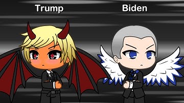 Devils don’t fly - gacha music video clip / Trump vs Biden