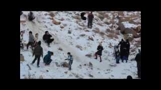 ثلوج جبل اللوز 28/2/1434 هـ