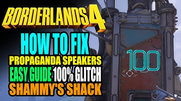 How to fix Propaganda Speaker Glitch Shammy