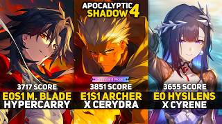 E0 M. Blade Hyper & E1 Archer & E0 Hysilens x Cyrene | Apocalyptic Shadow 4 Starward Mode | HSR 4.3