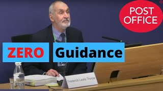 Post Office Investigations ran with ZERO Guidelines!