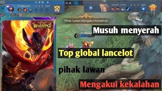 ALDOUS KETEMU TOP GLOBAL LANCELOT DI MODE RANK MUSUH MENYERAH PIHAK LAWAN MENGAKUI KEKALAHAN