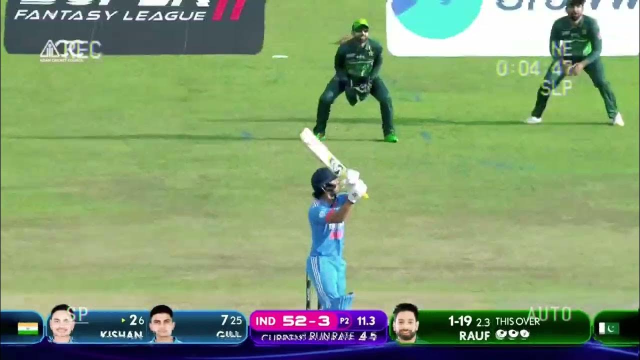 ind vs Pakistan 2024 live revenge of isha. kishan vs Harish rauf