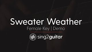 Sweater Weather (Acoustic Guitar Karaoke demo) The Neighbourhood chords