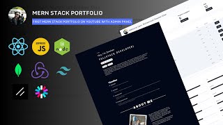 MERN Stack Project: Build Full Stack Portfolio WIth Dashboard React, Node, MongoDB, Express, Redux