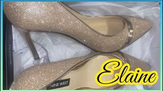 Elaine P2a Light Pink Texture Unboxing nine West  shorts