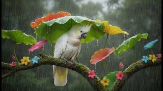🌙 Relaxing Piano Music and Bird Songs & Soft Rain  Background Music for Gentle Rest and Recover screenshot 5