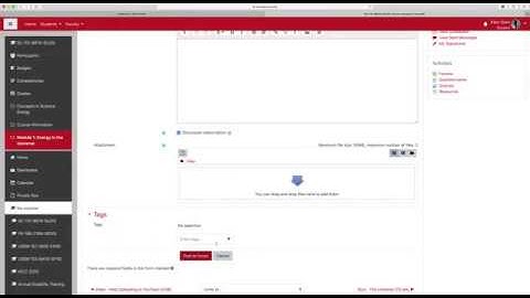 How to Upload a File to a Forum on Moodle :)
