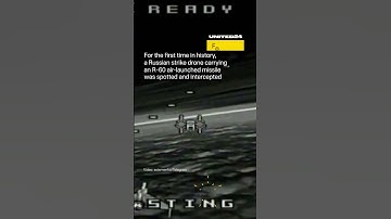 Ukrainian UAV Intercepted Russian Strike Drone Carrying R-60 Missile #warinukraine #drone