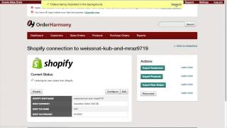 How Shopify and OrderHarmony work together