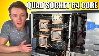 The Quad Socket 64 Core Opteron Monster - The Most Insane Desktop PC