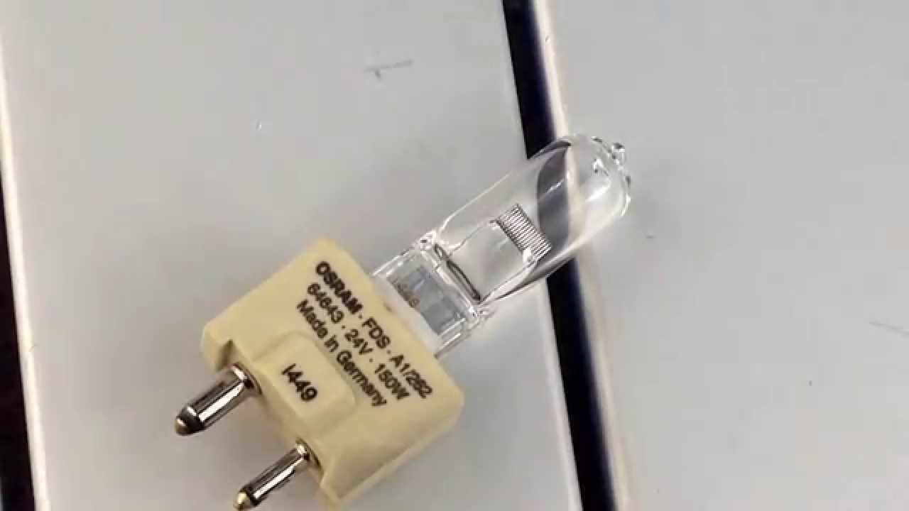 OSRAM 64643 24V 150W GY9.5 , обзор галогенной лампы