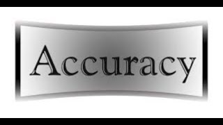 Accuracy Introduction and problem Part-17