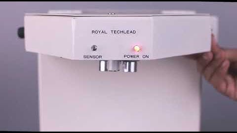 Touch less sanitizer machine