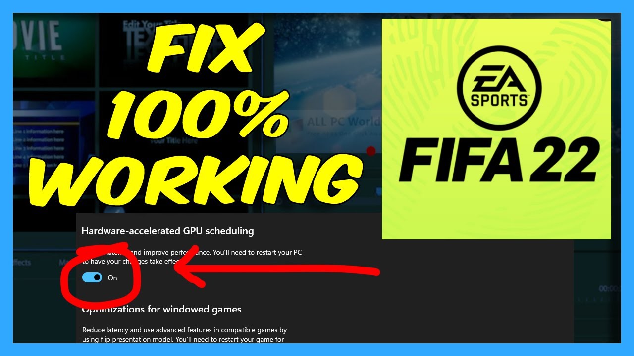 FIFA 22 - Solution to Make The Game Work (in Steam)