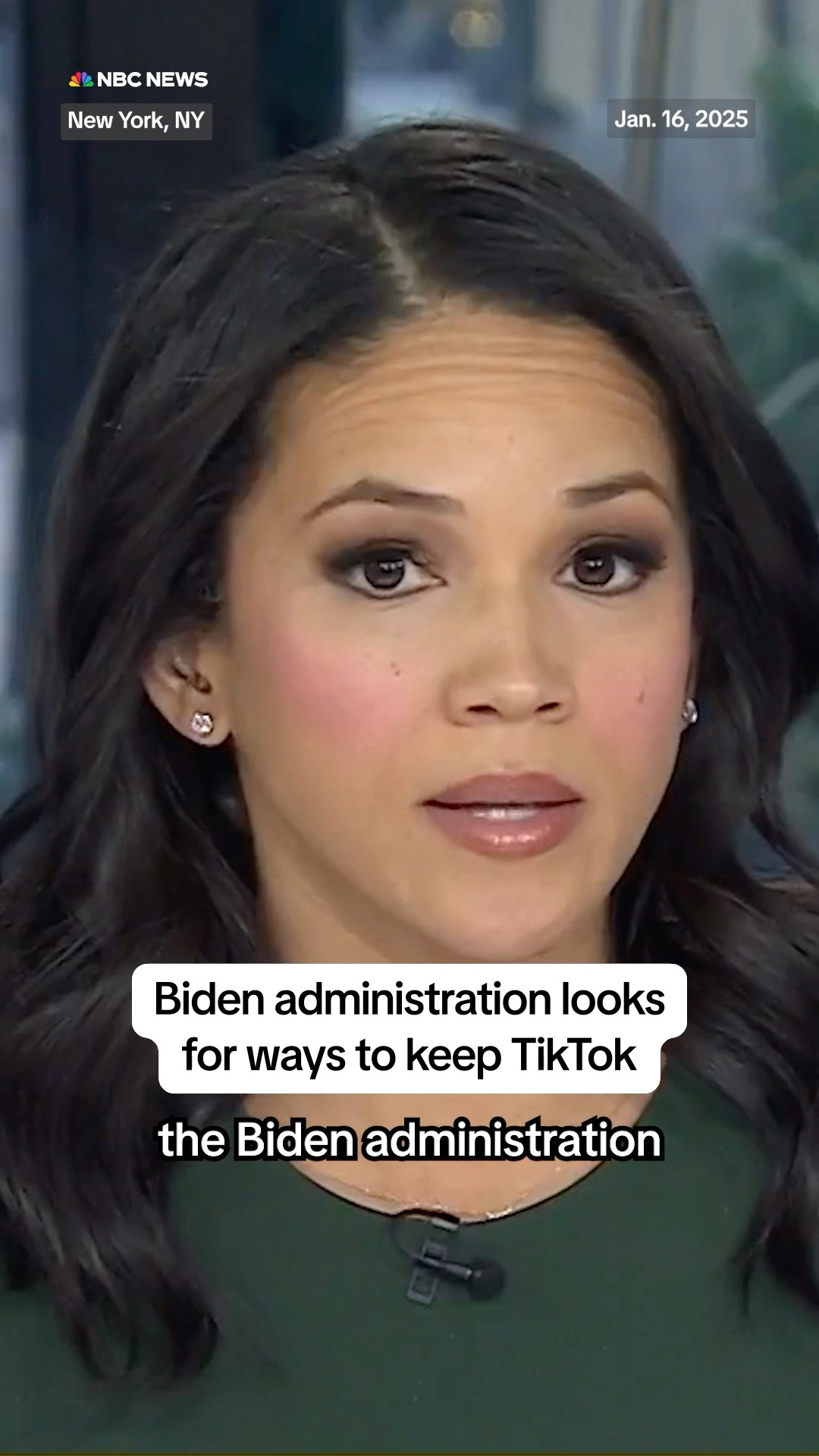The Biden administration is looking for ways to keep the TikTok available in the U.S.