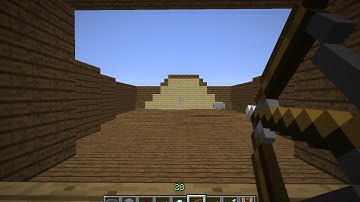 Minecraft 1.5.2 How to build an archery range, tutorial.