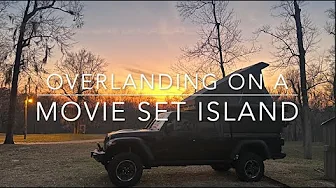 Overlanding Jeep Gladiator on a Movie Set Island