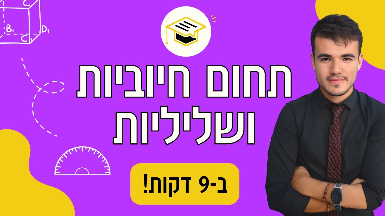 כיתה ח' | בואו ללמוד פונקציות - מציאת תחום חיוביות ושליליות