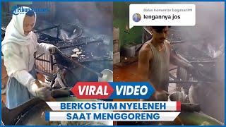 Mas-mas Goreng Kerupuk Kenakan Kostum Nyeleneh Bikin Ngakak