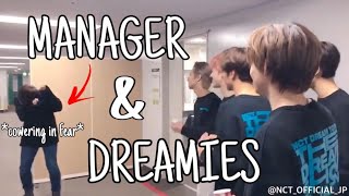 nct dream’s cute interactions with managers/staffs