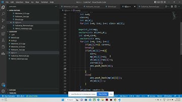 Frequency Array Retrieval || codeChef