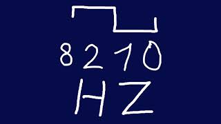 8210 hz square