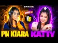 PN KIARA ❤  vs CUTE V BADGE GIRL YOUTUBER 😍 || GARENA FREE FIRE