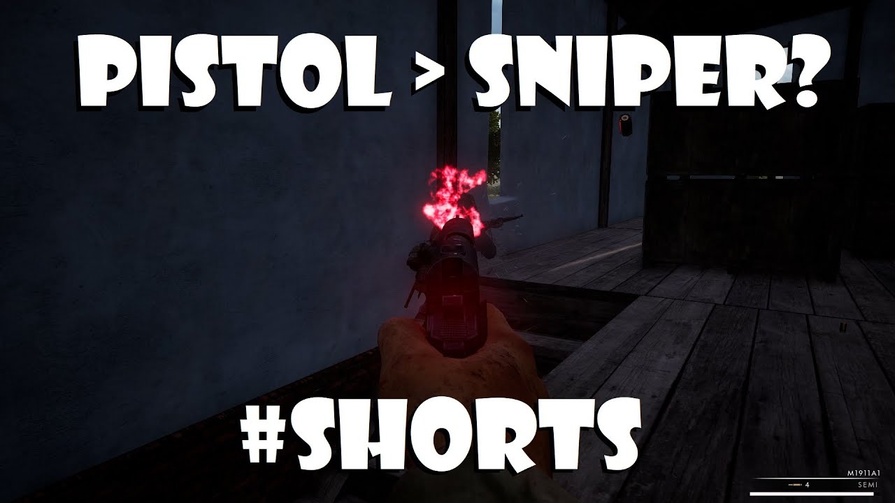 Post Scriptum. Who Needs The Marksman Kit When You've Got A Pistol? 