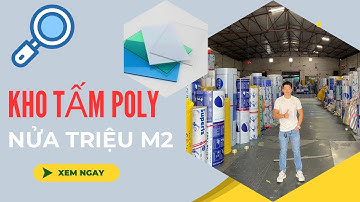 Kho Tấm Nhựa Lấy Sáng Polycarbonate Cực Lớn Gần Nửa Triệu M2