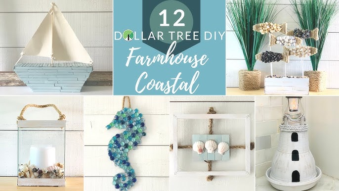 Dollar Tree DIY Coastal Beach Decor 🌊 Nautical Decor 