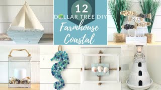 12 Dollar Tree Farmhouse Coastal DIY