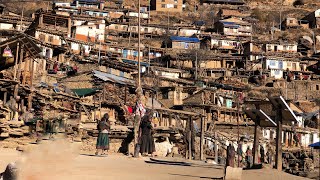 Life in remote nepali mountains || organic foods cooking || traditional village || northwest Nepal |