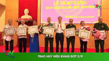 Trao Huy hiệu Đảng đợt 2/9