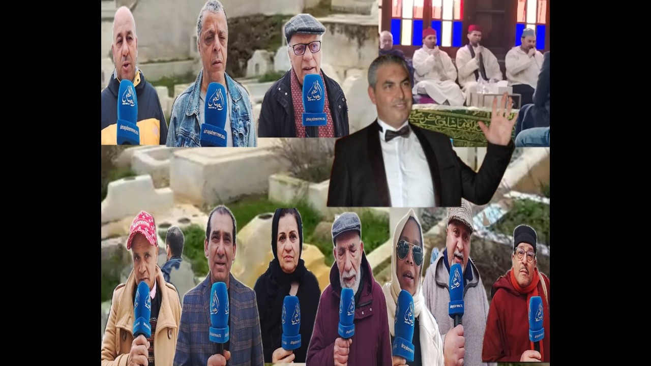 بفاس مراسم تشييع جنازةالمخرج محمد بنسودة عقب وصول جثمانه من فرنسا في حضرة عدد من الفنانين