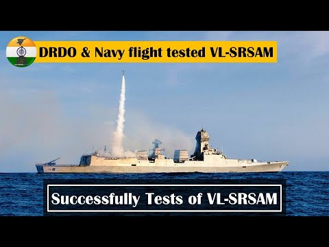 Ins Rana Vlsrsam 2 successful trial of VL-SRSAM from Indian Navy Warship - YouTube