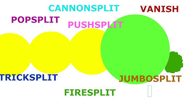 Popsplit, Jumbosplit, Firesplit, Tricksplit, Pushsplit, Cannonsplit, vanishsplit. Montage!