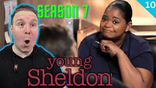 Connie Meets Her P.O.!! | Young Sheldon Reaction | Season 7 Episode 10 FIRST TIME WATCHING!