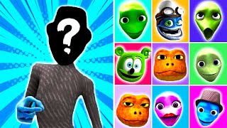 DAME TU COSITA and PATILA Wrong Heads Yeşil Uzaylı Alien Green Dance Funny Puzzle El Chombo by Small World 129,118 views 9 months ago 1 minute, 6 seconds